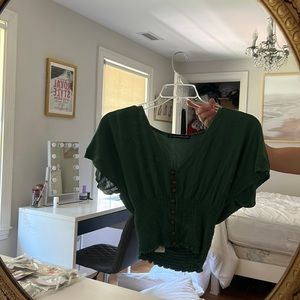 Abercrombie & Fitch Green flow shirt